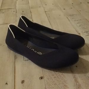 Rothy's Navy Round Toe Flats